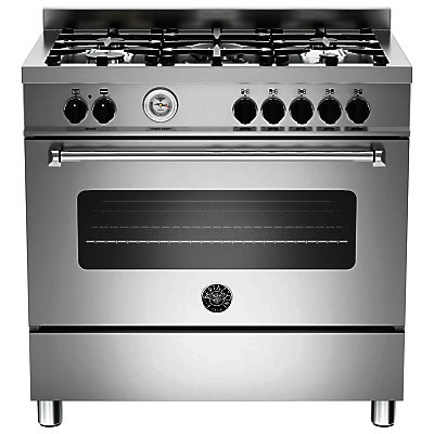 Bertazzoni MAS905MFES Dual Fuel Single Range Cooker Stainless Steel